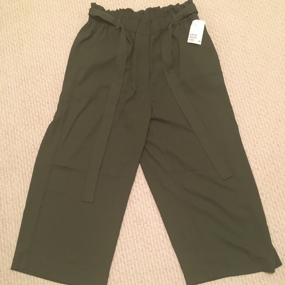 NWT H&M Olive Green Pants Size 10